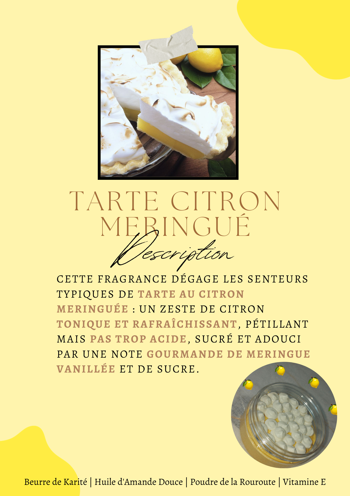 Tarte Citron Meringuée